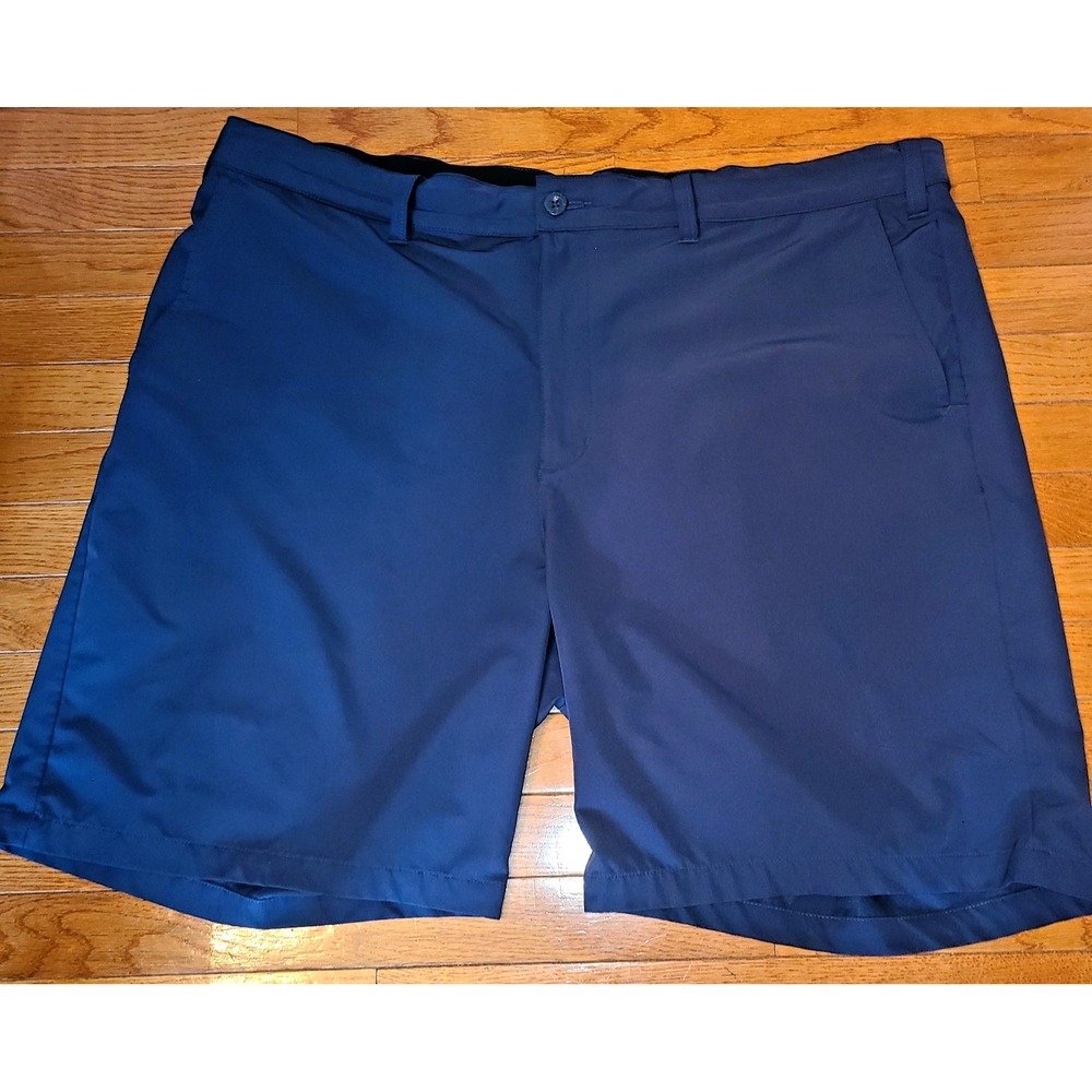 Reebok Golf Shorts Mens Size 46 Navy Blue Flat Front Performance Big Tall